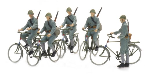 Artitec 5870006 - NL fietsende soldaten 1940 (5x)