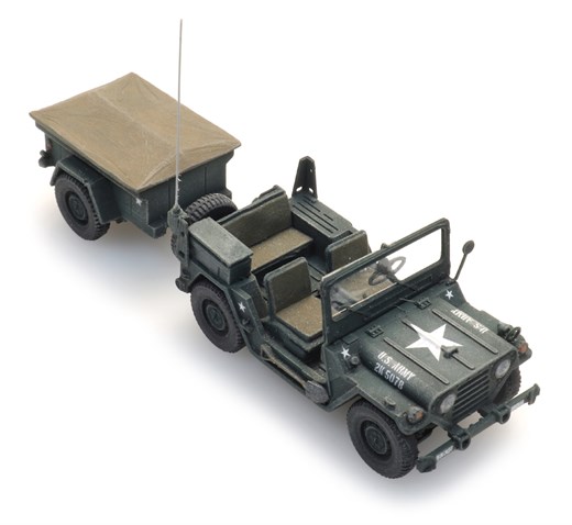 Artitec 6870569 - US M151 jeep + M416 trailer Fore