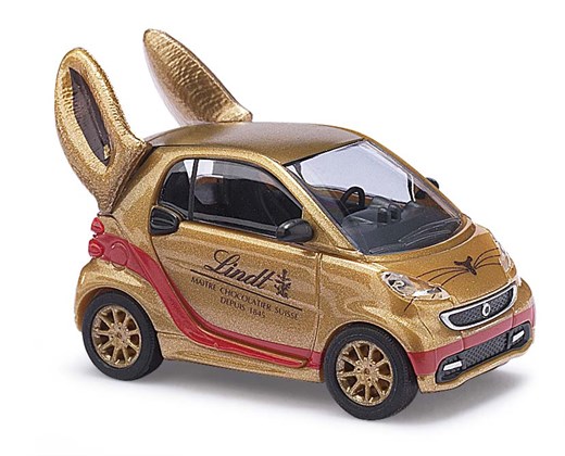 Busch 46211 - Smart Fortwo 12 Goldhase