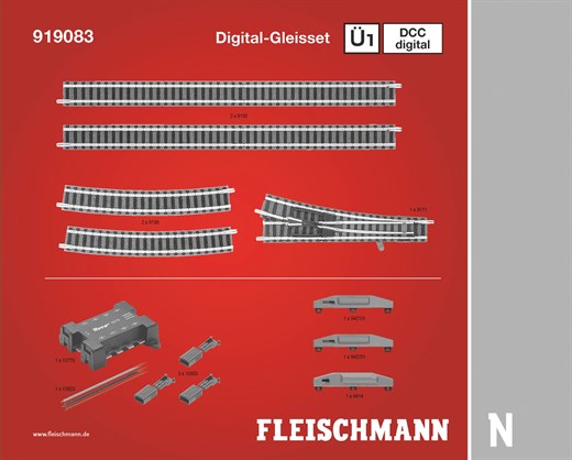 Fleischmann 919083 - Digi Gleisset 1D