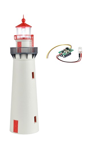Kibri 39170 - H0 Leuchtturm mit LED-Feuer