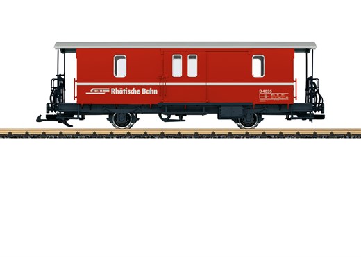LGB 34554 - Gepckwagen RhB D2