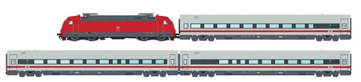L.S. Models MW2406AC - Personenzug, 4-tlg. mit BR