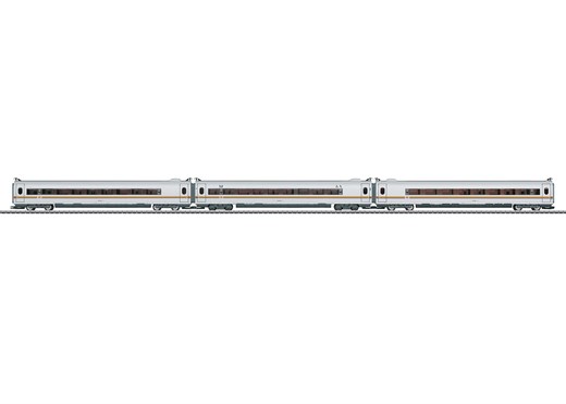 Märklin 43739 - Ergänzungswagen-Set ICE 3 railbow,