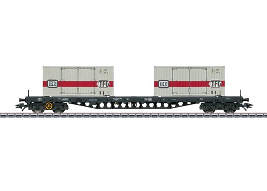 Mrklin 47048 - Tragwagen mit Container DB