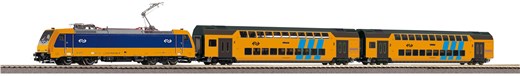 Piko 97939 - S-Set E-Lok Personenzug mit 2 Doppels