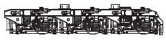 Piko ET71052-34 - Drehgestell m. Bremse + Zylinder