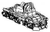 Piko ET71294-108 - Getriebe m. Drehgestell, vorne,