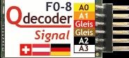 Qdecoder QD027 - Lichtsignaldecoder Qdecoder F0-8