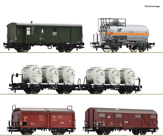 Roco 6600018 - 6-tlg. Set: Güterzug, DB