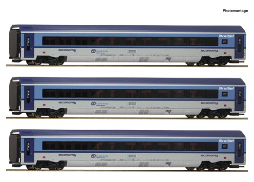 Roco 74069 - 3er Set Railjet CD AC