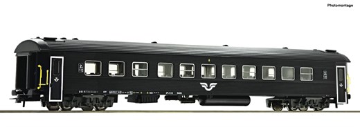 Roco 74516 - Reisezugw. 2.Kl. schwarz SJ
