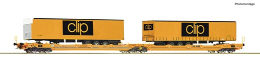 Roco 77405 - Doppeltaschen-Gelenkwagen T3000e, CLI