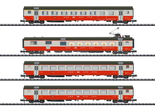 Trix 18720 - Wagen-Set Swiss Express Set A