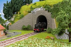Faller 120576 - 2 Tunnelportale, 1-gleisig