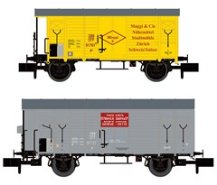 Hobbytrain H24255 - 2er Set gedeckte Gterwagen K2