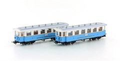 Hobbytrain H43101 - Zugspitzbahn 2 Wagen H0m / 12m