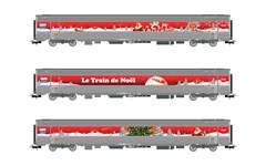 Jouef HJ4200 - SNCF, dreiteiliges Coca-Cola-Weihna