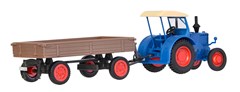 Kibri 12232 - H0 LANZ Traktor mit Gummiradw