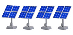 Kibri 38512 - H0 Deko-Set Photovoltaikanlag