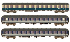 HOBBYTRAIN H43042 - 3er Set Personenwagen DB / Dol