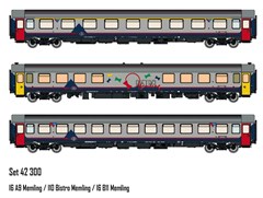 L.S. models LS42300 - 3er Set Personenwagen I6+I10