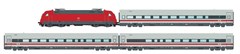L.S. Models MW2406DC - Personenzug, 4-tlg. mit BR