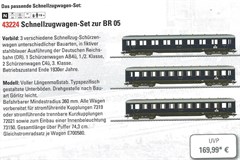 Märklin 43224 - Schürzenwagen-Set Messe-Lok