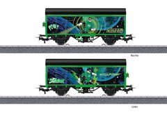 Märklin 44830 - Ged. Güterwagen Green Lantern