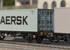 Mrklin 47680 - Container-Tragwagen-Set, DB, 5-tei