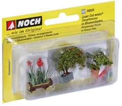 NOCH 14020 - Zierpflanzen in Blumenkbeln