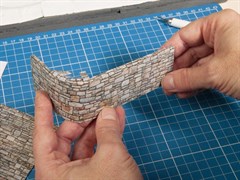 NOCH 56670 - 3D-Kartonplatte  “Dachziegel”