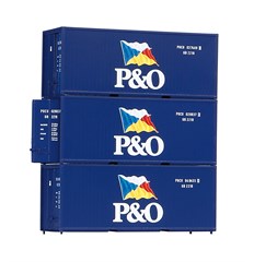 Piko 56200 - Container 3er-Set 20 P&O