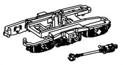 Piko ET94392B-76 - Drehgestell mit Lichtmaschine (