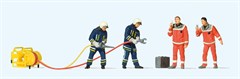 Preiser 10625 - Feuerwehrmnner in moderner E