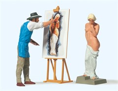 Preiser 45095 - Kunstmaler und Modell