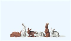 Preiser 47052 - 6 Kaninchen