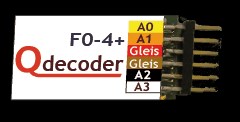 Qdecoder QD036 - Qdecoder F0-4+ Funktionsdecoder m
