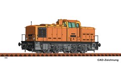 Roco 70263 - Diesellok BR 106 DR orange