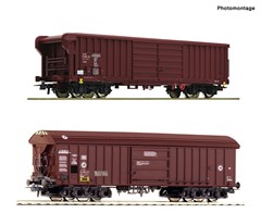 Roco 76020 - 2er Set Güterwag. DB/SBB