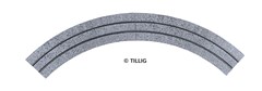 Tillig 87756 - Gebogenes Gleis Pflastersteine -neu