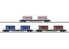 Trix 15961 - Güterwagen-Set Containertrans