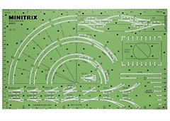 Trix 66600 - Gleisschablone