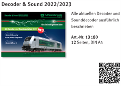 Uhlenbrock 13180 - Decoder + Sound Prospekt 2022
