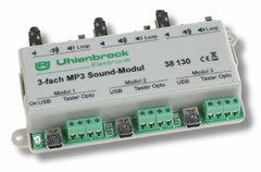 Uhlenbrock 38130 - 3-fach MP3 Sound-Modul
