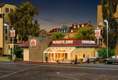 Vollmer 43632 - H0 Burger King-Schnellrestaur
