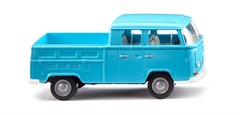 Wiking 031404 - VW T2 Doppelkabine - eisblau 