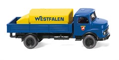 Wiking 043801 - Pritschen-Lkw mit Aufsatztank
